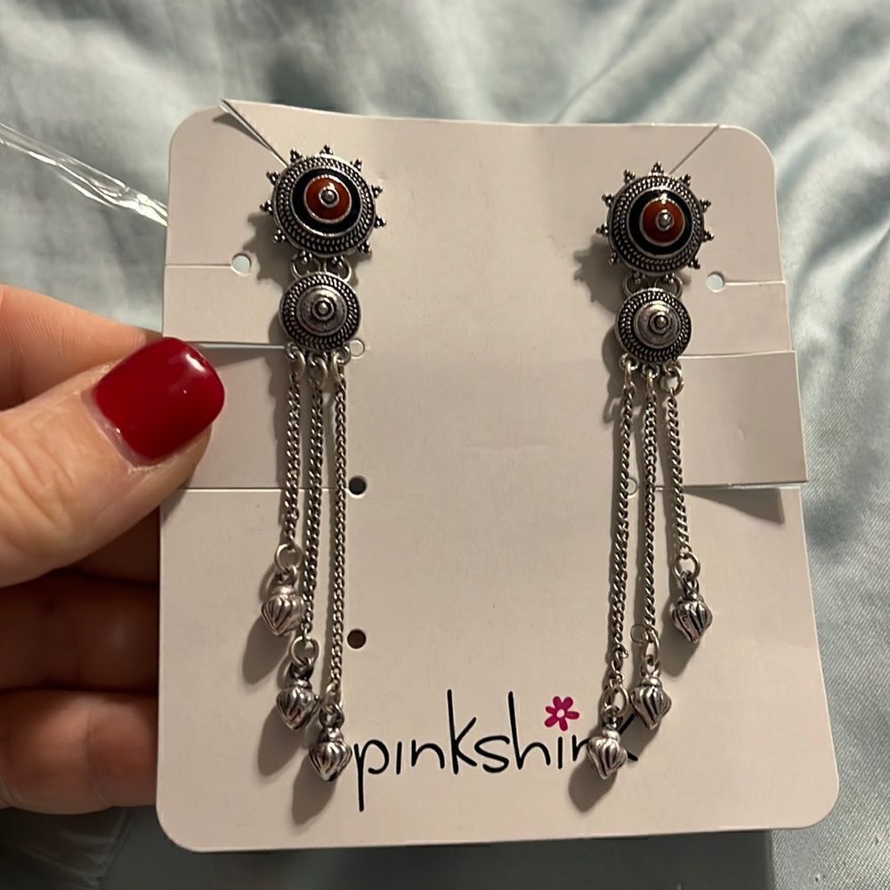 Pinkshink Dangle Earrings  